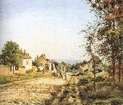 Camille Pissarro Under the sun Versailles Road china oil painting artist